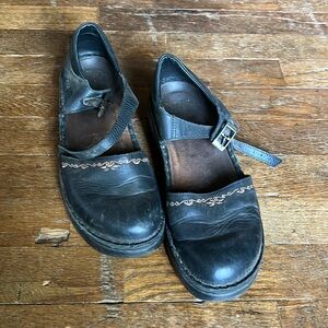 NAOT Mary Jane style clogs